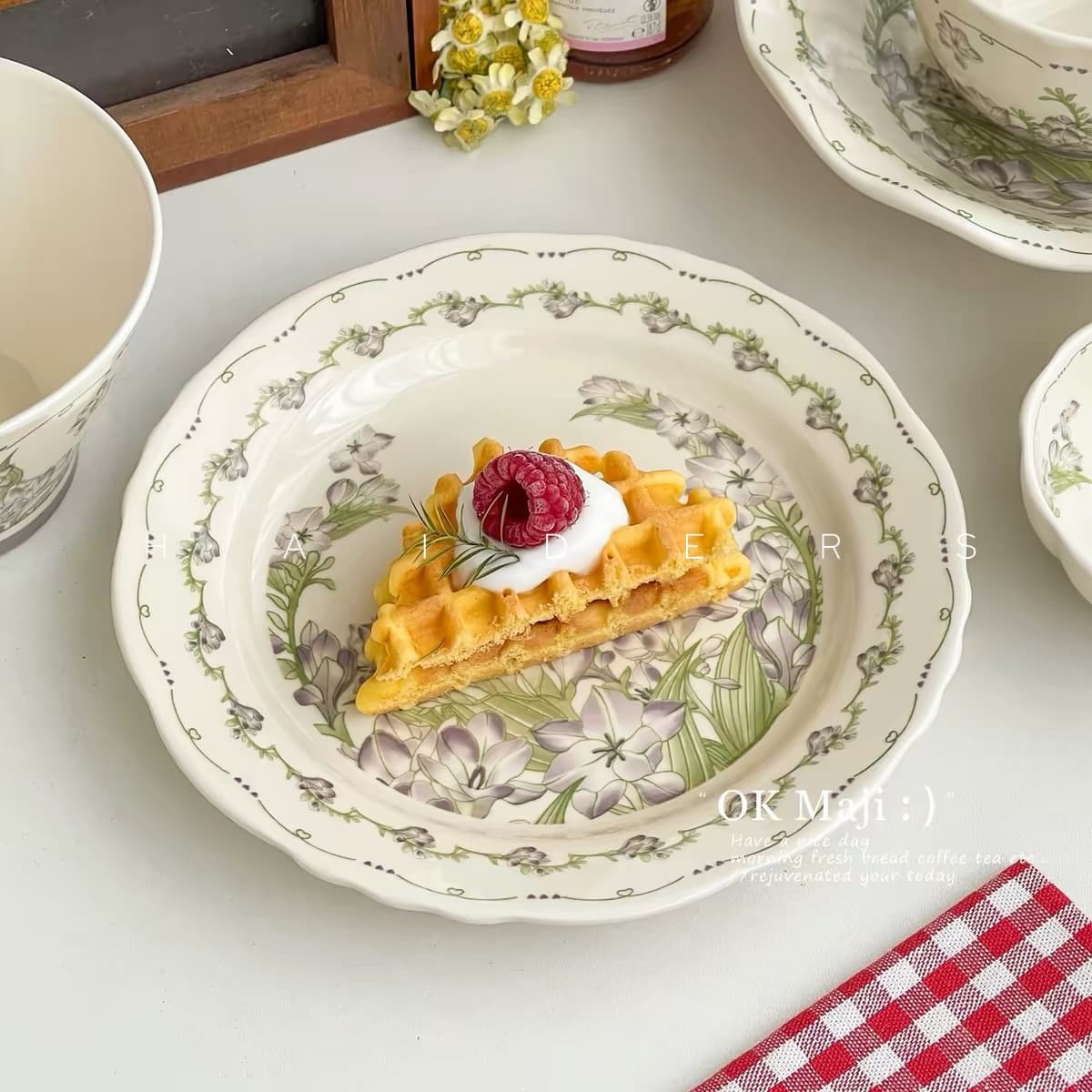 Lilac Garden Dinner Plate - view 1