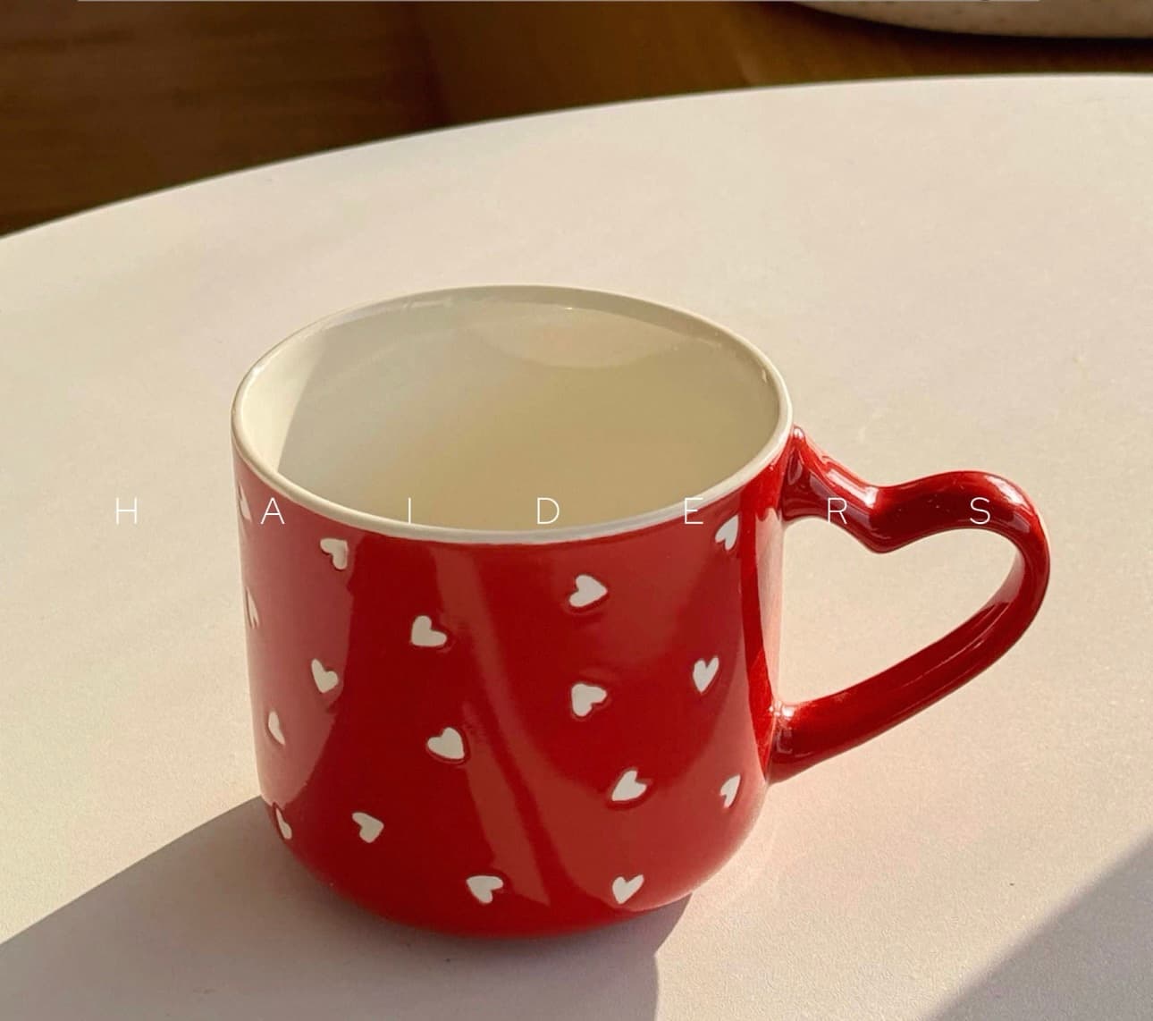 Red Sweetheart Dotted Mug - view 1