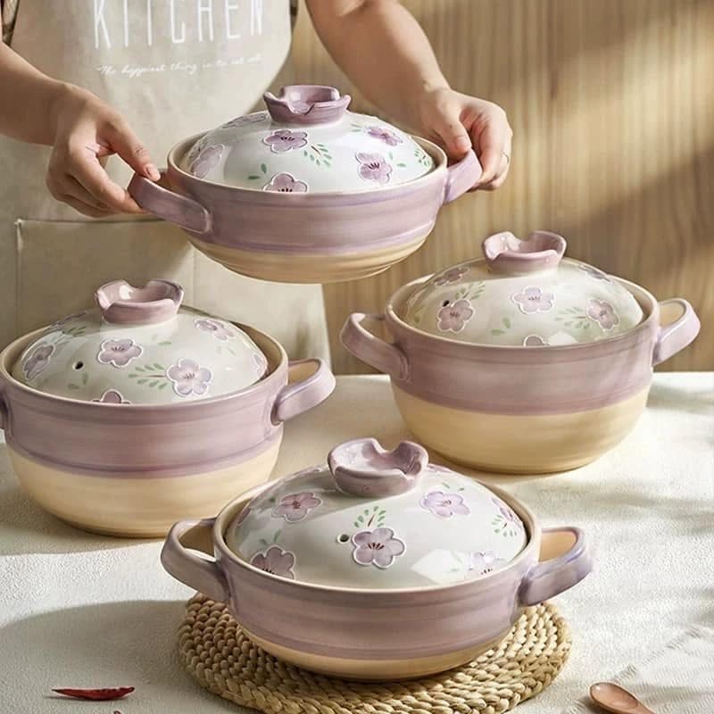 Lavender Mini Cooking Pot
