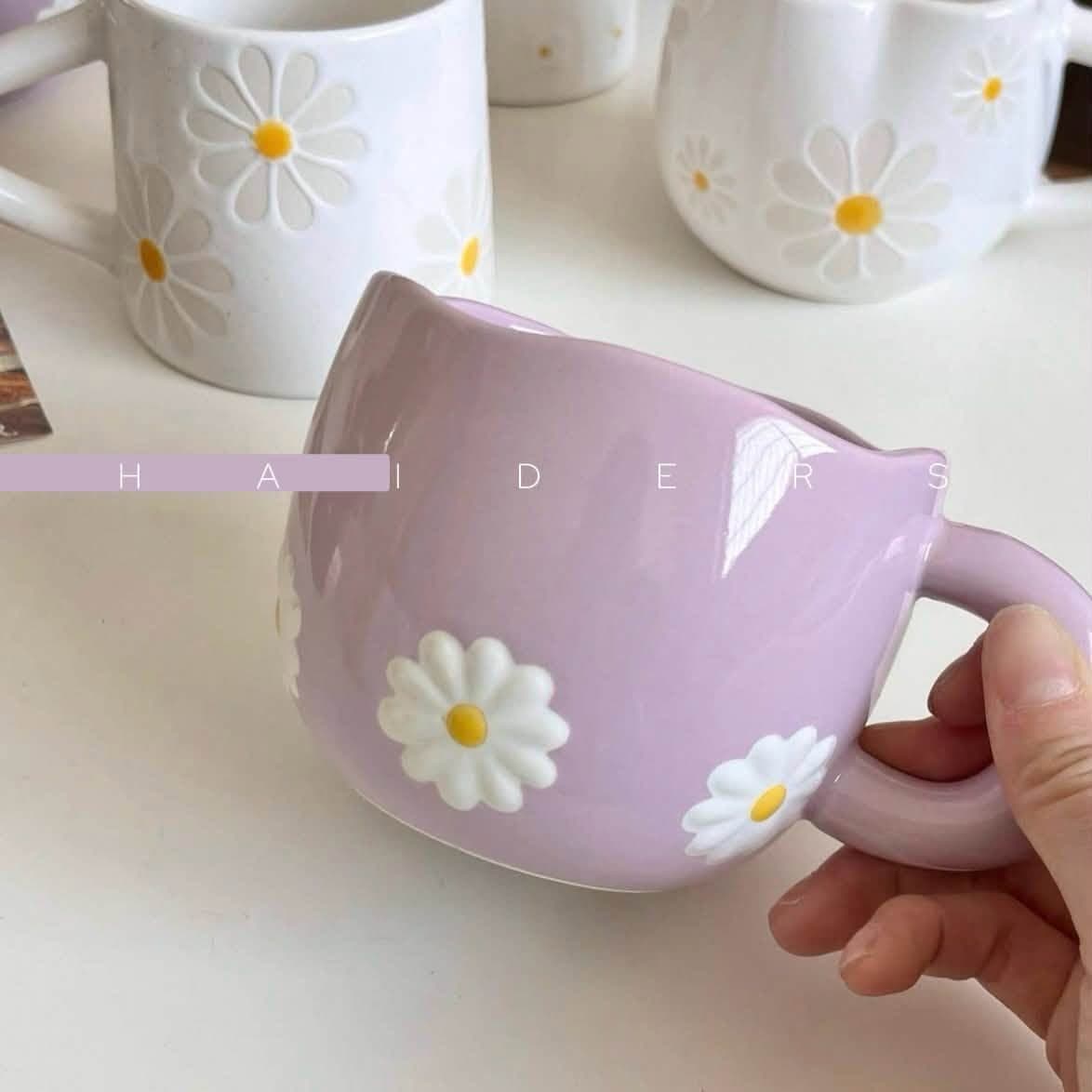 Lilac Daisy Mug