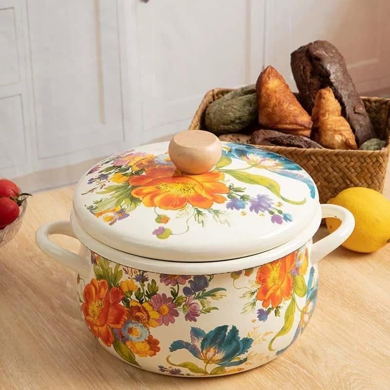 Marigold Enamel Cooking Pot