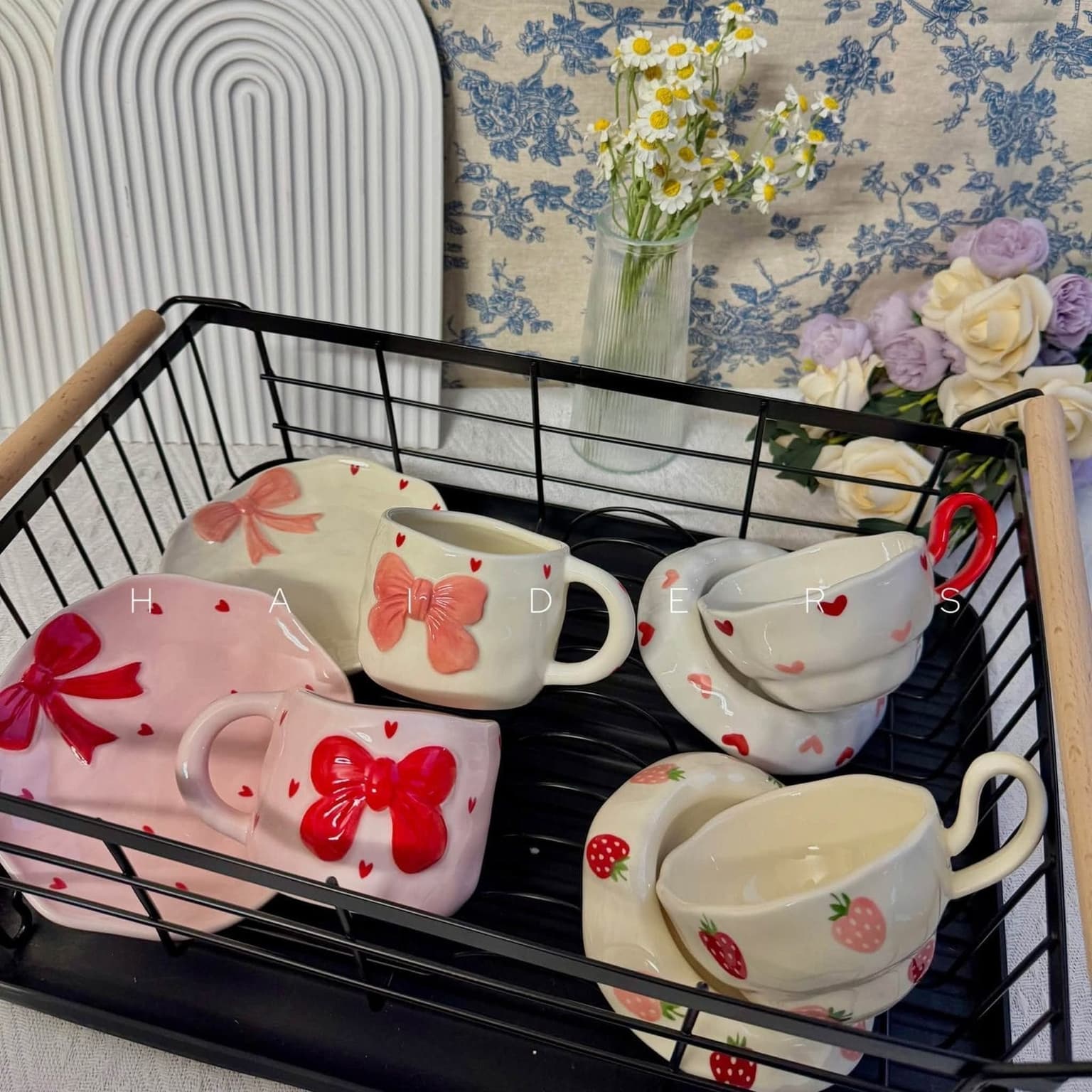 Strawberry Cup &amp; Saucer Set