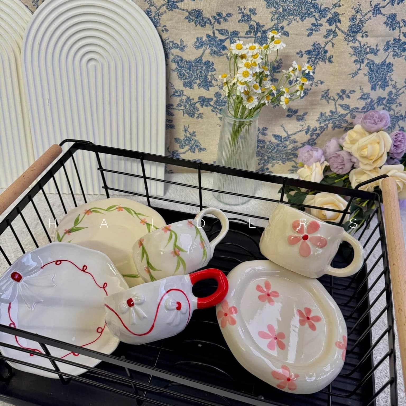 Vine Floral Cup &amp; Saucer Set
